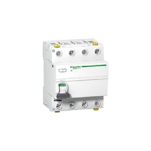 Schneider Electric RCD-afbryder 4P 63A 30mA type A Si A9Z31463, Skyde-kontakt