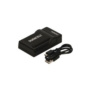 PSA Duracell - USB-batterioplader - 1 x batterier lader op - sort - for Sony NP-BX1