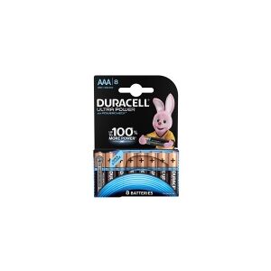 Duracell Ultra Power MX2400 - Batteri 8 x AAA - Alkalisk