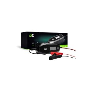 GREENCELL Green Cell Charger for accumulators 6V 12V 4A with diagnostics function, 6/12 V, Type C (eurostik), 0,048 kW, 4 A, 220-240 V, 50 Hz