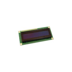 Display Electronic Display Elektronik OLED-modul Gul Sort 16 x 2 Pixel (B x H x T) 80 x 10 x 36 mm DEP16201-Y