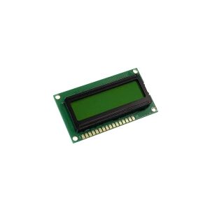 Usorteret Display Elektronik LC-display Gulgrøn 16 x 2 Pixel (B x H x T) 65.5 x 36.7 x 9.6 mm