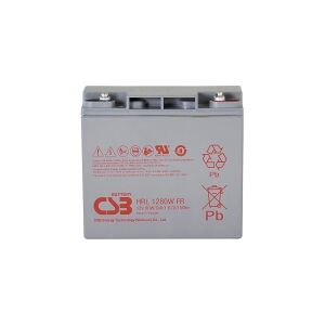 CSB Battery HRL 1280W high-rate longlife Blybatteri 12 V 20 Ah Blyfleece (B x H x T) 181 x 167 x 76 mm M5 skruetilslutning Vedligeholdelsesfri, Lav