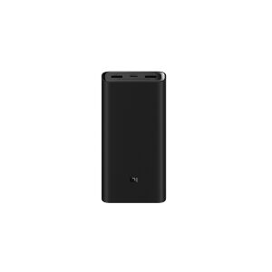 Xiaomi Mi 50w Power Bank 20000mAh, 20000 mAh, Lithium-Ion (Li-Ion), 3,7 V, 50 W, Sort