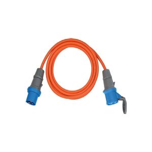 Brennenstuhl 1167650605, 5 m, 2 AC stikkontakt(er), Udendørs, IP44, Orange, 230 V