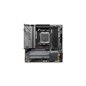 Gigabyte Technology Gigabyte B650M GAMING X AX - 1.X - bundkort - micro-ATX - Socket AM5 - AMD B650 Chipset - USB 3.2 Gen 1, USB 3.2 Gen 2, USB-C 3.2 Gen2 - Bluetooth, 2.5 Gigabit LAN, Wi-Fi - onboard grafik (CPU påkrævet) - HD Audio (8-kanaler)