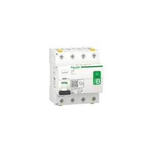 SCHNEIDER ELECTRIC RCCB HPFI afbryder 4P 63A 30mA klasse B-SI AC/DC til installationer med 3faset frekvensomformer og inverter med DC strømme