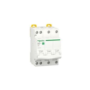 SCHNEIDER ELECTRIC Resi9 XP MCB/automatsikring 3PN C-karakteristik 25A 6kA 54mm