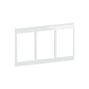 LAURITZ KNUDSEN LK FUGA PURE designramme glas 3x1,5 modul, hvid