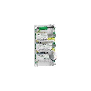 SCHNEIDER ELECTRIC Færdigmonteret Resi9 XP PW, 3 rækker 13M: 1xAFB 1xSPD + 1xRCD + 1xRCBO C10A 1PN + 1xC16A 1PN + 3xC10A 1PN + 2xC16A 3PN + 1xC10A 3PN