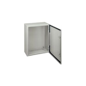 SCHNEIDER ELECTRIC Vægskab metal CRN, 600 x 400 x 150 mm HxBxD RAL7035 uden montageplade, IP66, 1 låge