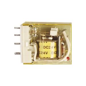 Idec Stikbensrelæ RH1B 24VDC 10A 1co m/LED