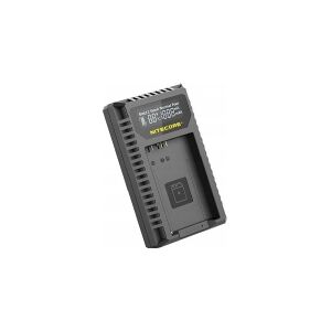 Nitecore USB-oplader til 2x Canon Lp-e17 / Lpe17-batterier - Qc Quick Charge + LCD-skærm Nitecore / Ucn5