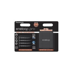 Panasonic eneloop pro BK-4HCDEC4BE - Batteri 4 x AAA - NiMH - (genopladelige) - 930 mAh