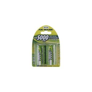 ANSMANN-ENERGY ANSMANN - Batteri 2 x D - NiMH - (genopladelige) - 5000 mAh