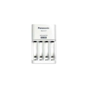 Panasonic eneloop Advanced K-KJ17MCC40E - 6 - 7 timer batterioplader - (for 4xAA/AAA) 4 x AA type - NiMH - 1900 mAh - 300 mA - hvid - Europa