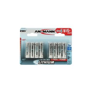 ANSMANN-ENERGY ANSMANN Extreme Lithium AA - Batteri 8 x AA type - Li