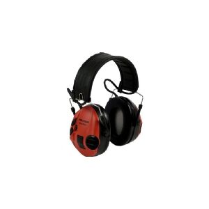 3M MT16H210F-478-RD, Headset, Sort, H=29 M=23 L=16, 26 dB, Ledningsført, 600 t