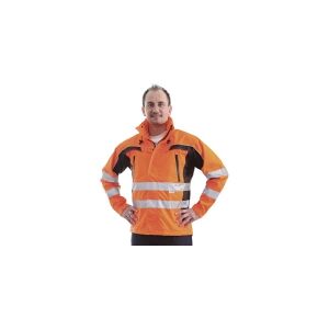 L+D Upixx L+D ELDEE 40899-XXL Advarsel jakke Tambora lys orange / sort Størrelse: XXL EN ISO 20471:2013, klasse 3  EN 343:2003+A1:2007, klasse 2/2