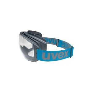 uvex - Beskyttelsesbriller - skygge: 2C-1.2 W 1 FTKN CE - klart glas - polykarbonat, termoplastisk elastomer (TPE), stof - blå, antracit (sort) - Klasse 1