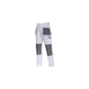 LAHTIPRO Lahti Pro Trousers Hvid og grå 100% bomuld 3XL/60 (L4051360)