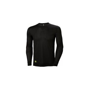 Helly Hansen Workwear Lifa crewneck undertrøje 75105 sort str. 2XL