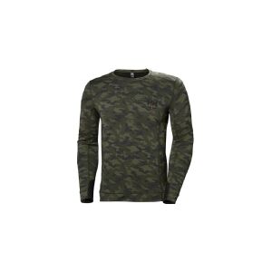 Helly Hansen HH Workwear Lifa Merino uld undertrøje med lange ærmer og 75107 camo XL