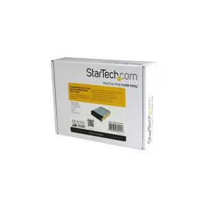 StarTech.com 5.25 in Rugged SATA Hard Drive Mobile Rack Drawer - Aluminum Removable Hard Drive Bay (DRW150SATBK) - Lagrings mobil rack - 3.5 - sort