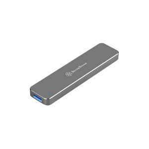 Silverstone Technology SilverStone Mobile Series MS09 - Lagringspakning - M.2 - SATA 6Gb/s - USB 3.0 - brunsort