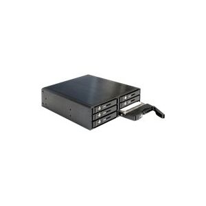 Delock 5.25 Mobile Rack for 6 x 2.5 SATA HDD / SSD - Hus til lagringsenhed - 2.5