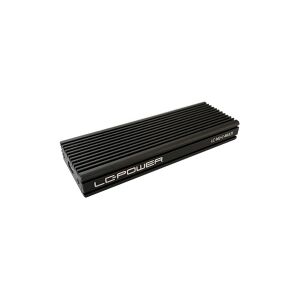 LC Power LC-M2-C-MULTI - Lagringspakning - M.2 - M.2 NVMe Card - USB 3.2 (Gen 2) - sort