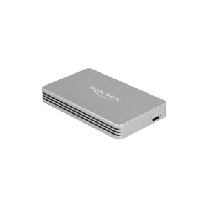 Delock USB4™ 40 Gbps-kabinet til 1 x M.2 NVMe SSD - uden værktøj