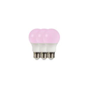 Nordlux Smart - LED-lyspære - form: A60 - E27 - 8 W - klasse F - 16 millioner farver/varmt til køligt hvidt lys - 2200-6500 K - hvid (pakke med 3)