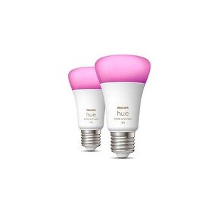 Philips Hue White and Color Ambiance - E27 pærer - 2-pak