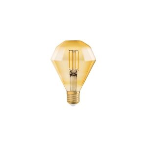 LEDVANCE OSRAM Vintage 1906 - LED-filament-lyspære - form: diamant - E27 - 4.5 W (tilsvarende 40 W) - klasse E - varm komfort-lys - 2500 K - guld