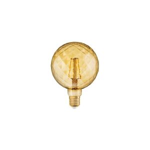 LEDVANCE OSRAM Vintage 1906 - LED-filament-lyspære - form: grankogle - E27 - 4 W (tilsvarende 40 W) - klasse E - varm komfort-lys - 2500 K - guld