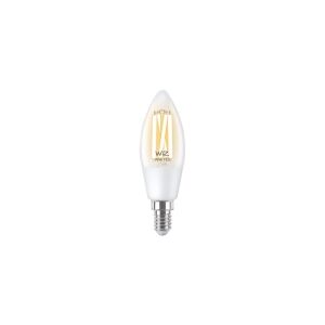 Philips WiZ Connected - LED-filament-lyspære - form: C35 - E14 - 4.9 W (tilsvarende 40 W) - klasse A+ - varmt til køligt hvidt lys - 2700-6500 K