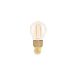 Marmitek Smart me Smart comfort Glow MI - LED-filament-lyspære - form: A60 - E27 - 6 W (tilsvarende 40 W) - klasse E - varmt hvidt lys - 2500 K