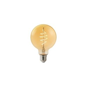 Nordlux Smart Deco - LED-filament-lyspære - form: G95 - E27 - 4.7 W (tilsvarende 34 W) - klasse G - varmt hvidt lys - 2200 K - ravgul