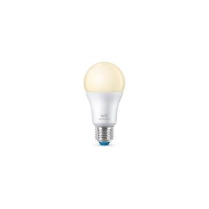 WiZ Pære 60 W A60 E27, Smart pære, Wi-Fi, Hvid, LED, E27, Blød hvid