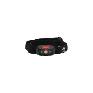 ELWIS LIGHTING Elwis PRO Aktiv H360R pandelampe, genopladelig, 360 lumens, rødt night-light lys