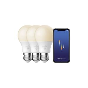 Nordlux Smart - LED-lyspære - form: A60 - E27 - 7 W (tilsvarende 66 W) - klasse E - varmt til køligt hvidt lys - 2200-6500 K - hvid