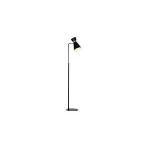 Brilliant Goldy 64458/86 Standerlampe LED (RGB) E27 28 W Sort (mat), Guld