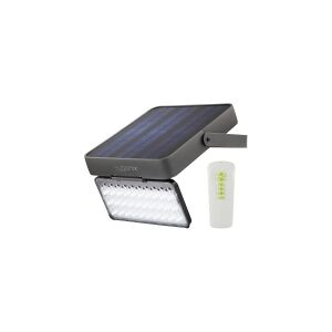 Sygonix Solcellevægspot med bevægelsessensor SY-5176608 SMD LED 15 W Koldhvid Gråsort