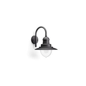 Philips myGarden Raindrop væglampe 60 W E27, uden pære, Udendørs vægbelysning, Sort, Aluminium, Syntetisk, IP44, Have, Terrasse, I