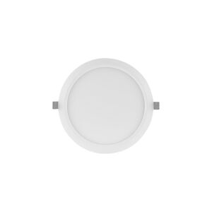 LEDVANCE DOWNLIGHT SLIM - Wall/ceiling recessed lamp - LED - 18 W - køligt hvidt lys - 4000 K - rund - hvid