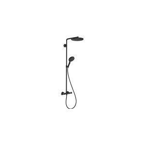 HansGrohe Showerpipe Raindance Select S240 1jet PowderRain brusesystem i mat sort