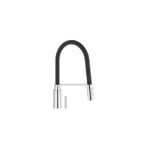 Grohe DIY Feel etgr kv - profi-brus Feel etgr.køk.bat., ethulsmontage, sort 31489000