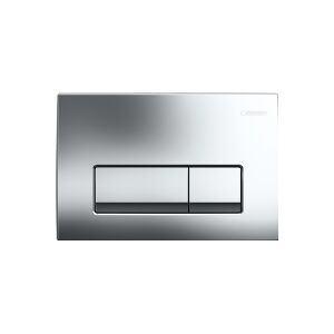 Geberit bejt.plade Delta50 - 246x164x26mm tryktaste krom