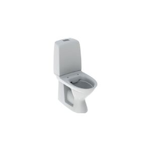 GEBERIT Ifö Spira Rimfree toilet med lukket S-lås, Sensor batteridrift.